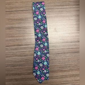 Ralph Lauren Floral Tie - Blue, Pink, Green